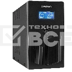 Источник бесперебойного питания CROWN Line Intractive CMU-SP1200IEC LCD USB 1200VA\720W, корпус металл, 2x12V/9AH, розетки 8*IEC, трансформатор AVR 140-290V, LCD-дисплей, cъемный кабель 1.2 м, порт RJ11/45, порт USB, защита: от перегрузки, от КЗ, от скачк, фото 1