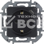 Розетка 2К+З немецкий стандарт 16А 250В с зарядным устройством USB C 1.5А 5В антрацит, фото3