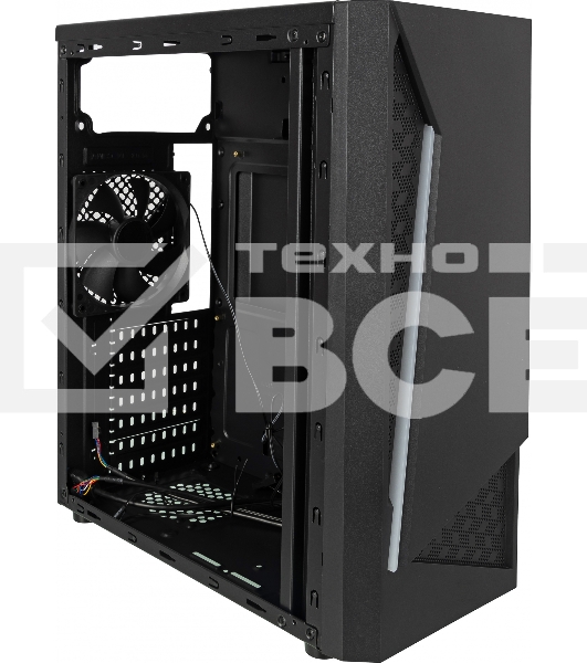 Компьютерный корпус Accord ACC-CL295RGB черный без БП ATX 4x120mm 2xUSB2.0 1xUSB3.0 audio