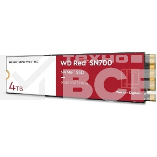 Накопитель SSD WD Red SN700 WDS400T1R0C, 4Tb, PCIe 3.0 x4, M.2 2280, NVMe, R/W 3400/3100