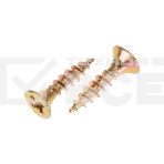 Саморез универсальный Kranz 3х16 желтый цинк, пакет (1000 шт/уп), фото2