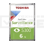 Жесткий диск Toshiba 6Tb SATA-III Surveillance S300 (5400rpm) 256Mb 3.5