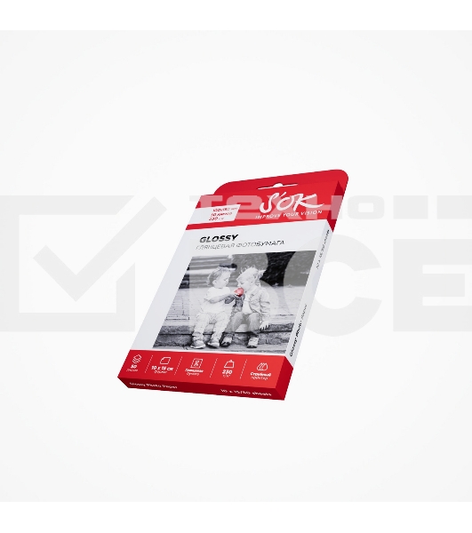 Фотобумага S'OK глянцевая, формат 10x15, плотность 230г/м2, 50 листов SA6230050G4R