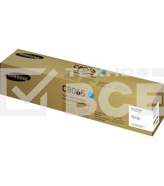 Картридж лазерный CLT-C806S Голубой Toner Cartridge
