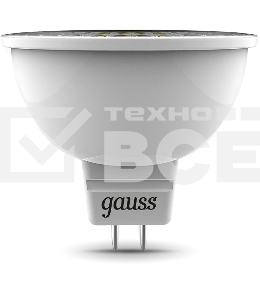 Лампа Gauss Smart MR16 6W GU5.3 RGBW+dim 1/10/100