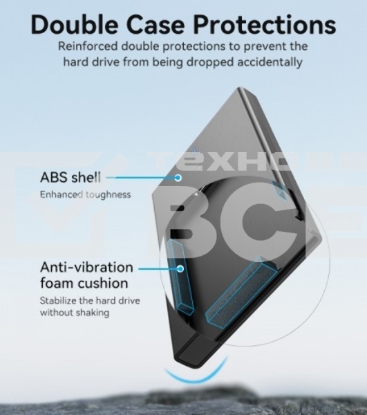 Внешний корпус Vention для HDD/SSD 2.5