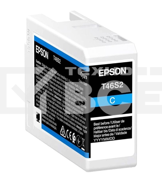 Картридж струйный голубой Epson T46S2 для SC-P700