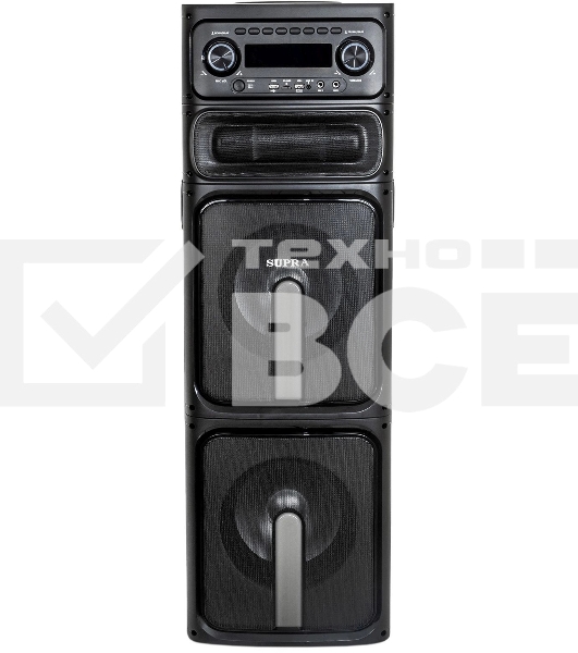 Минисистема Supra SMB-2050, 180Вт, FM USB BT SD, черный