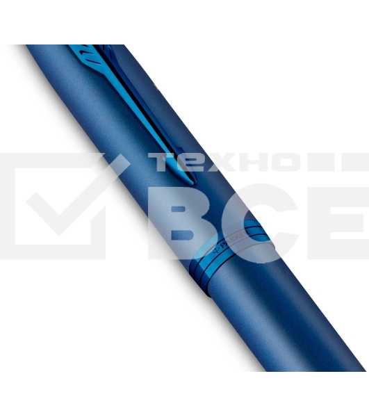 Ручка перьевая Parker IM Monochrome F328 (2172963) Blue PVD F сталь нержавеющая подар.кор.