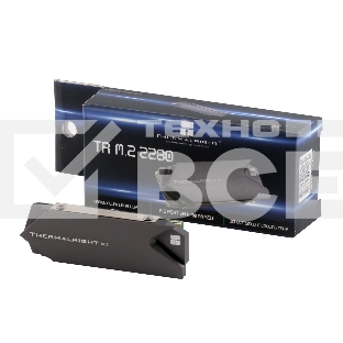 Радиатор для M.2 SSD Thermalright 2280, 75x23х12 мм, серый (002189)