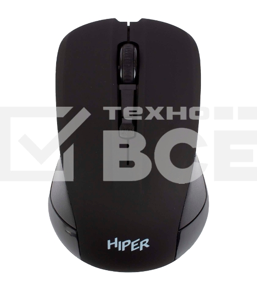Мышь беспроводная HIPER HOMW-101-BT черный, 1600 dpi, радиоканал, USB, кнопки - 4