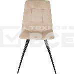 Стул для дома Бюрократ CH-K1_4 комплект 4 шт бежевый Holland 06 металл черный на ножках (CH-K1_1/HL07_4), фото9