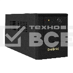 Источник бесперебойного питания ExeGate Power NB-2000.LED.AVR.4SH (2000VA/1200W, LED, AVR, 4*Schuko, батарея 12V 9Ah - 2 шт., металлический корпус, Black), фото 1