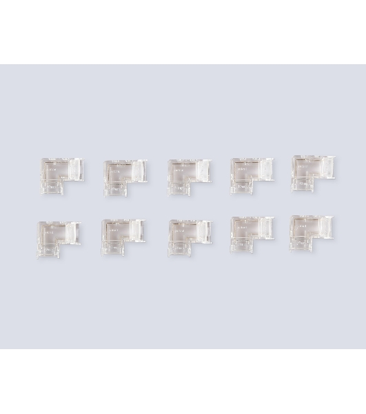 GS6861 Соединитель угловой COB 12/24V для лент 10mm (2 конт.) (10шт)