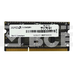Оперативная память AMD Radeon R5, DDR3, 8GB (1x8GB), 1600MHz, CL11, SO-DIMM, OEM