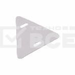 Бирка кабельная «У-136» (Треугольник) белая (100 шт./уп.) Rexant, фото 1
