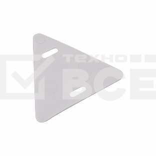 Бирка кабельная «У-136» (Треугольник) белая (100 шт./уп.) Rexant