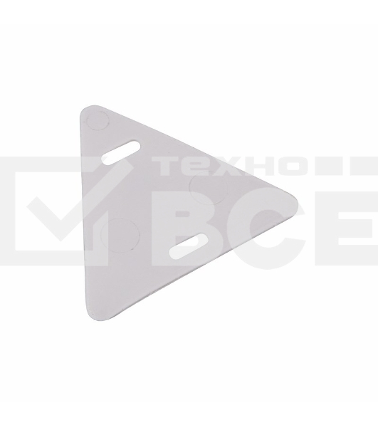 Бирка кабельная «У-136» (Треугольник) белая (100 шт./уп.) Rexant