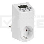 Розетка-таймер электронный 1мин 7дн 140on/off 16А IP20 IEK РТЭ-1, фото3