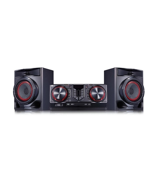 Мини-аудиосистема LG CJ44 черный 480Вт FM USB BT