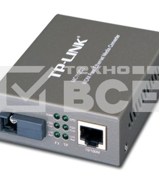Сетевой коммутатор TP-Link SMB MC112CS Медиаконвертер 10/100M RJ45 to 100M single-mode, Full-duplex, up to 20Km