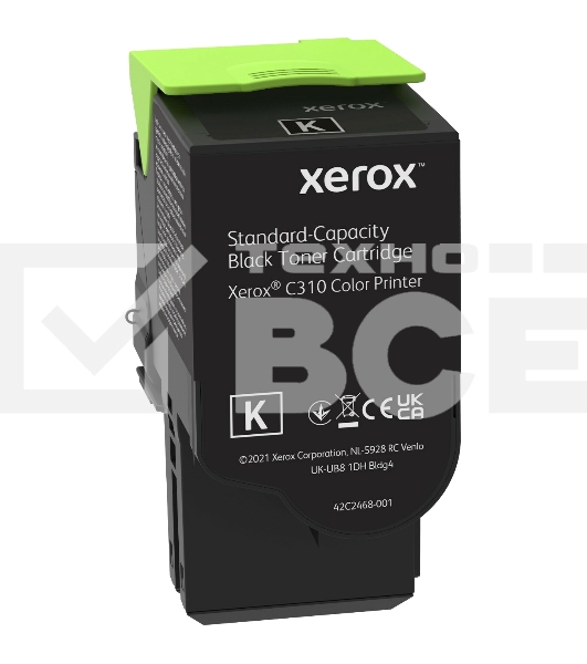 Картридж лазерный XEROX C310 черный 3K (006R04360)
