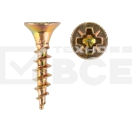 Саморез универсальный Kranz 3х16 желтый цинк, пакет (1000 шт/уп), фото3