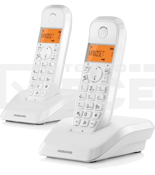 Радиотелефон Dect Motorola S1202 белый