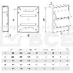 Бокс пластиковый ЩРН-П-36 IP41 белый (белая дв.) KRANZ, фото 1