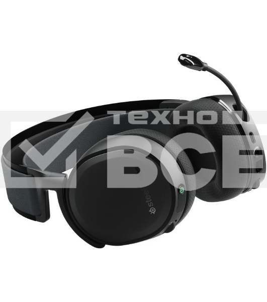 Наушники с микрофоном Steelseries Arctis 7+ черный мониторные Radio оголовье (61470)