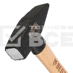 Молоток слесарный Denzel 1000 г, кованый квадратный боек, буковая рукоятка, фото3