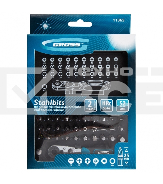 Набор бит GROSS 11365 1-4
