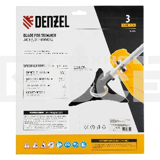 Диск для триммера, 305 х 25,4 мм, толщина 1,6 мм, 3 лезвия  Denzel