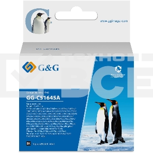 Картридж струйный G&G GG-C51645A черный (44мл) для HP DJ 710c/720c/722c/815c/820cXi/850c/870cXi/880c