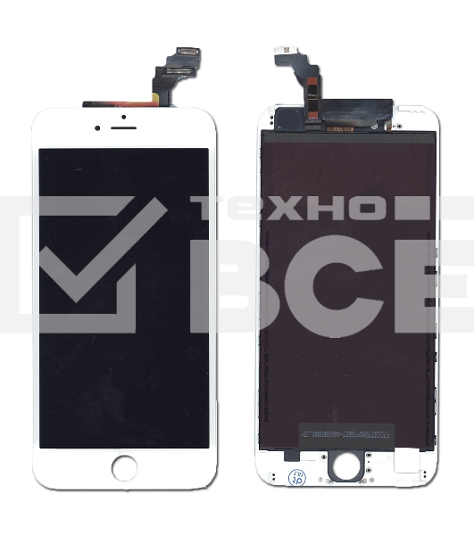 Дисплей для Apple iPhone 6 Plus в сборе с тачскрином (Foxconn) белый