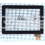 Сенсорное стекло (тачскрин) для Asus PadFone 3 A80 5363N FPC-1, черное с рамкой, фото5
