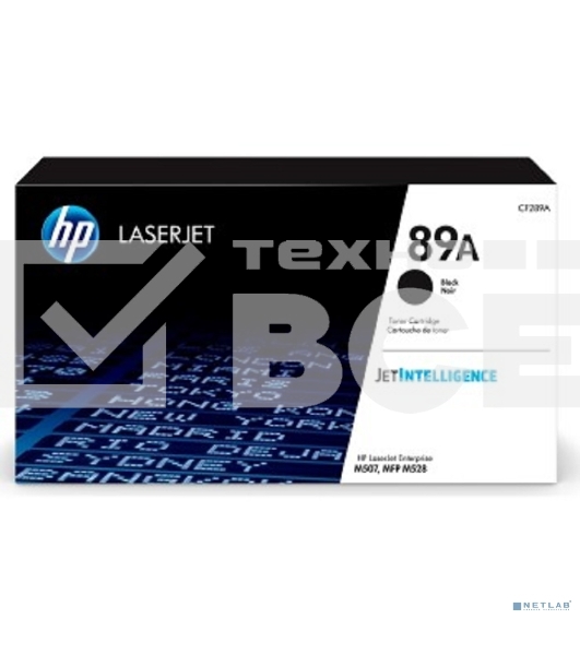 Картридж лазерный HP 89A CF289A черный для HP LJ M507/MFP M528 (5000стр.)