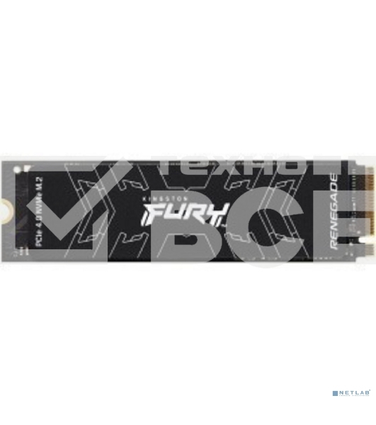 Накопитель SSD Kingston Fury Renegade, 1Tb, PCIe 4.0 x4, M.2 2280, NVMe, R/W 7300/6000, с радиатором