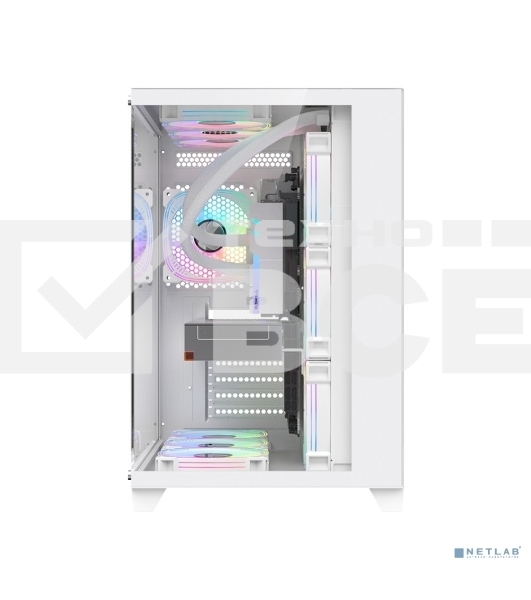 Компьютерный корпус 1STPLAYER MEGAVIEW MV8-TP White / ATX / MV8-TP-WH