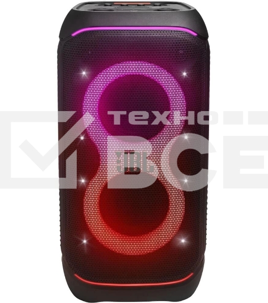 Портативная акустика JBL PartyBox Stage 320 (1.0 2 x 120 Вт, Bluetooth, AUX, USB, 6.3 мм jack, RGB подсветка, IPX4, JBLPBSTAGE320UK)