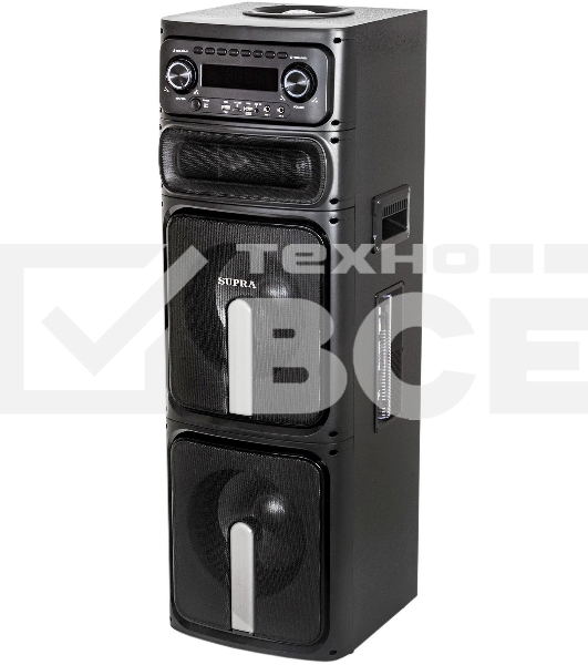 Минисистема Supra SMB-2050, 180Вт, FM USB BT SD, черный