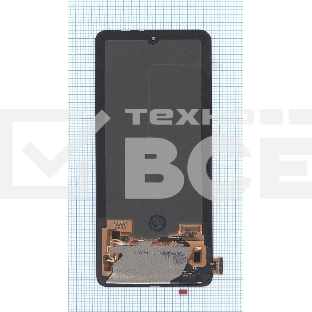 Дисплей для Xiaomi Black Shark 4 в сборе с тачскрином черный (Oled)
