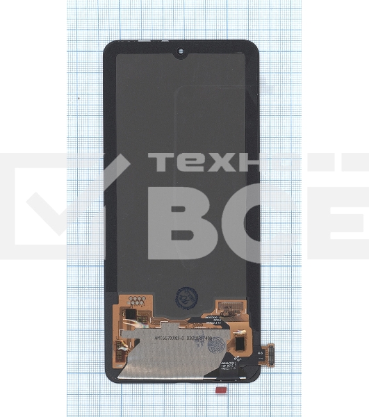 Дисплей для Xiaomi Black Shark 4 в сборе с тачскрином черный (Oled)