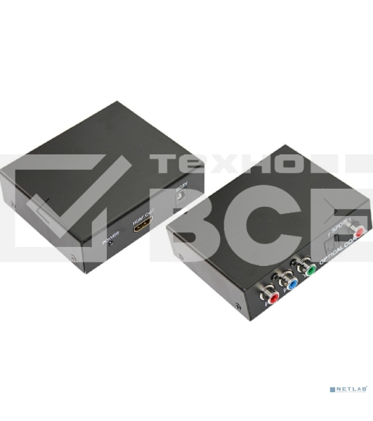 Конвертер YPbPr + SPDIF / Toslink на HDMI, металл  Rexant