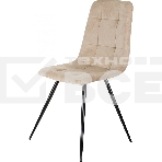 Стул для дома Бюрократ CH-K1_4 комплект 4 шт бежевый Holland 06 металл черный на ножках (CH-K1_1/HL07_4), фото8