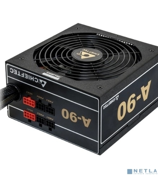 Блок питания Chieftec A-90 GDP-550C (ATX 2.3, 550W, 90 PLUS GOLD, Active PFC, 140мм fan, Cable Management) Retail