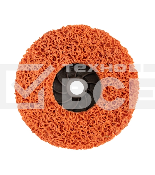 Круг зачистной Kranz коралловый CERAMIC 125xМ14, быстрая установка, адаптер