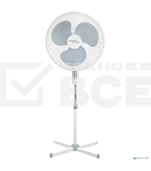 Вентилятор напольный Scarlett SC-SF111B27 (серый)