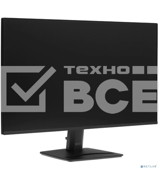 Монитор 27' MSI PRO MP275 E2 IPS 1920x1080, 120 Гц, 4 мс (1 мс MPRT), 16:9, 300 кд/м², VGA, HDMI 2.0, DP 1.2a, 3.5 Jack, динамики (2×2 Вт), Adaptive-Sync, черный