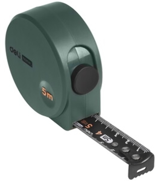 Рулетка ';Home Series'; Deli HT8519 5м х 19мм Эксклюзивный дизайн, Корпус - высококачественный софттач пластик